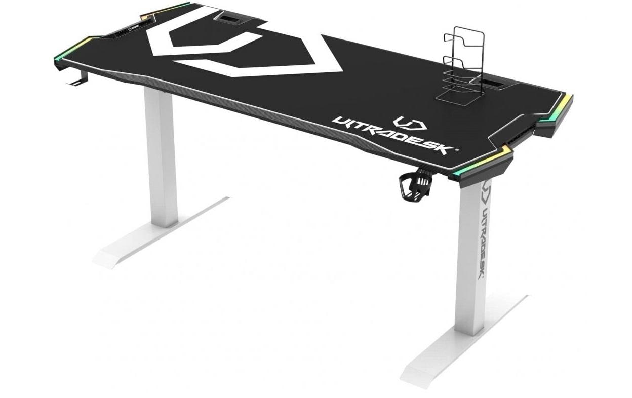 Ultradesk Gaming Tisch Force Weiss