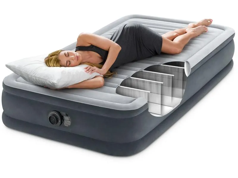 Intex Luftbett Dura Beam Deluxe Twin 99 x 191 x 33 cm Intex Luftbett Dura Beam Deluxe Twin 99 x 191 x 33 cm