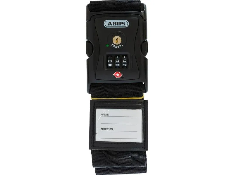 Abus Reiseschloss Kofferband 620TSA/192 Schwarz Abus Reiseschloss Kofferband 620TSA/192 Schwarz
