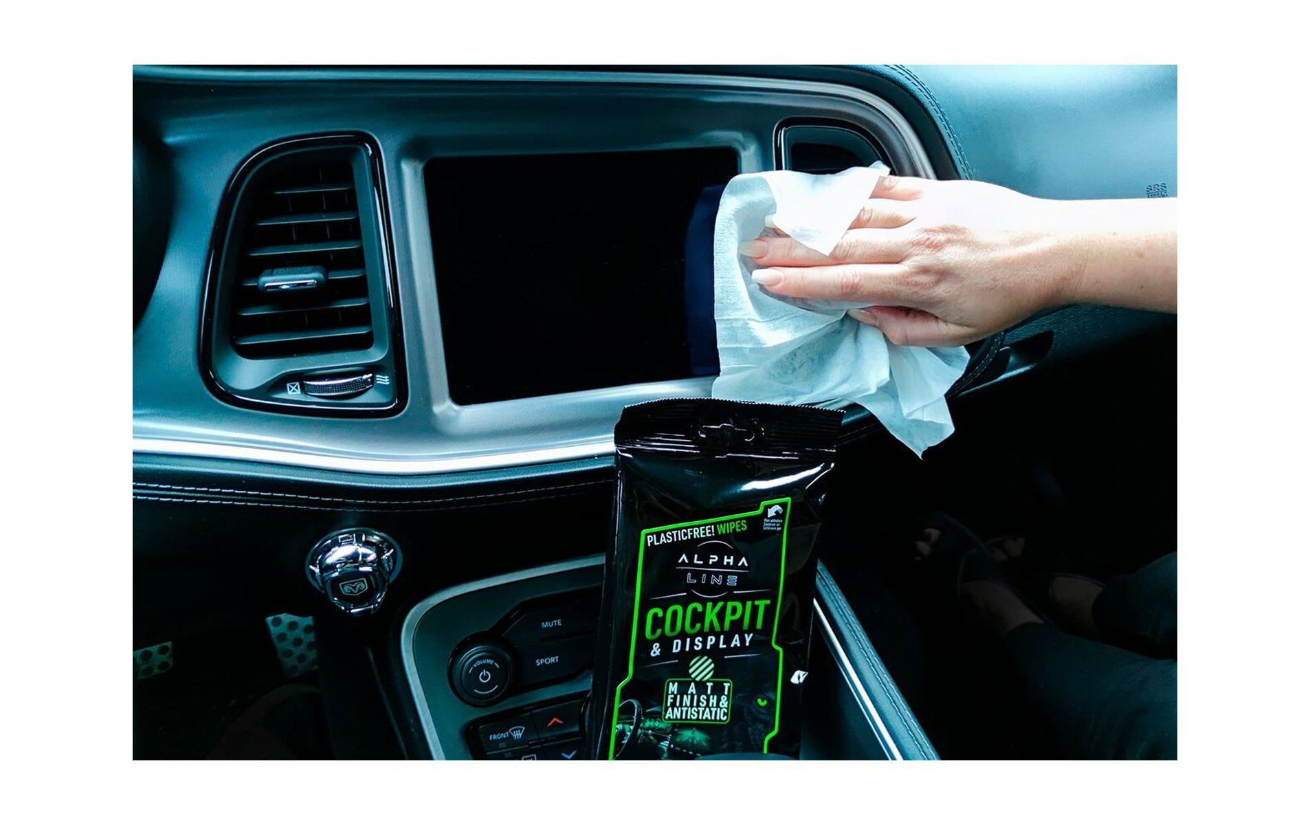 Alpha Line Cockpit Clean Wipes, Pack à 15 Stück 15 Stück