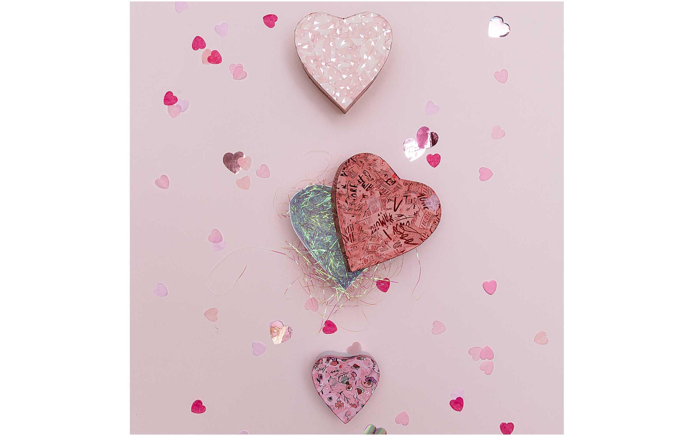 Rico Design Streudeko 20 g Konfetti, Herz