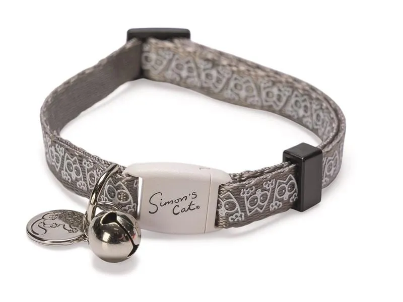 Simon's Cat Katzenhalsband Grau