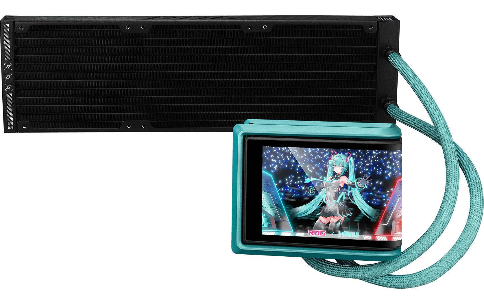 ASUS ROG Wasserkühlung ROG RYUO IV 360 ARGB Hatsune Miku Edition