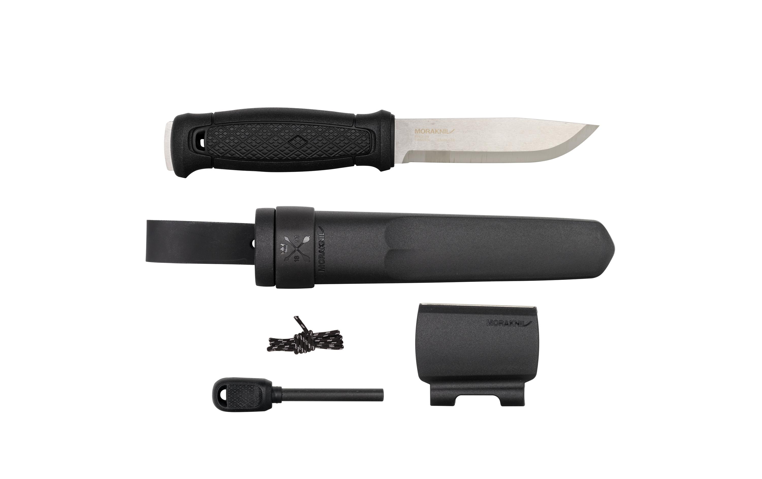 morakniv Survival Knife Garberg mit Survival Kit, (S), Schwarz