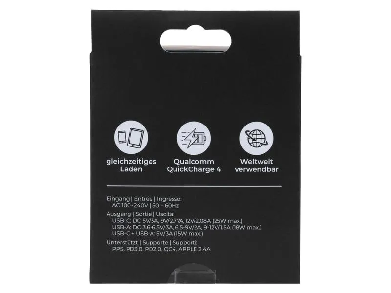 onit USB-Wandladegerät PD25W + QC3.0 Weiss onit USB-Wandladegerät PD25W + QC3.0 Weiss