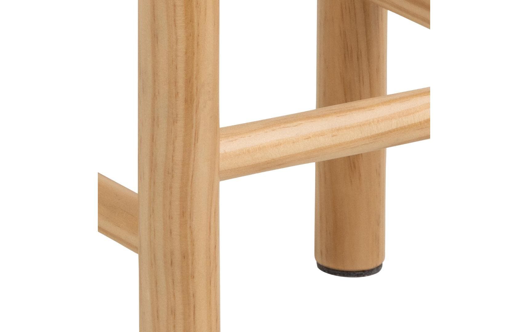 AC Design Hocker Alvin Holz, Weiss