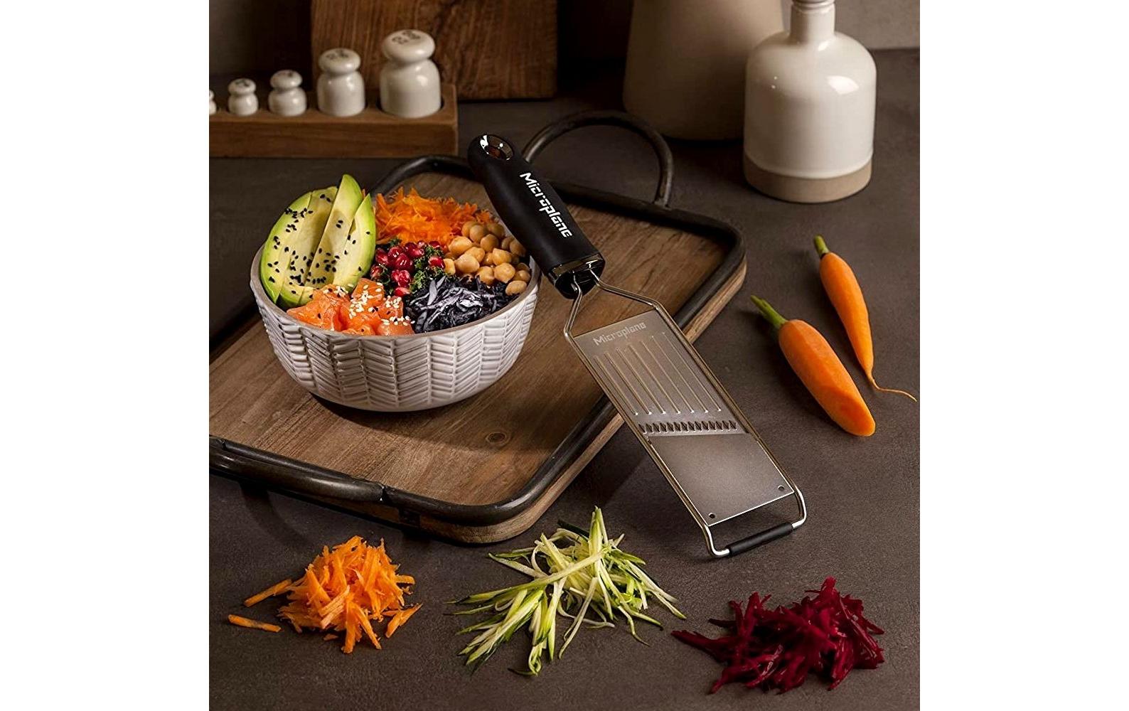 Microplane Gourmet Profi Juliennehobel Schwarz