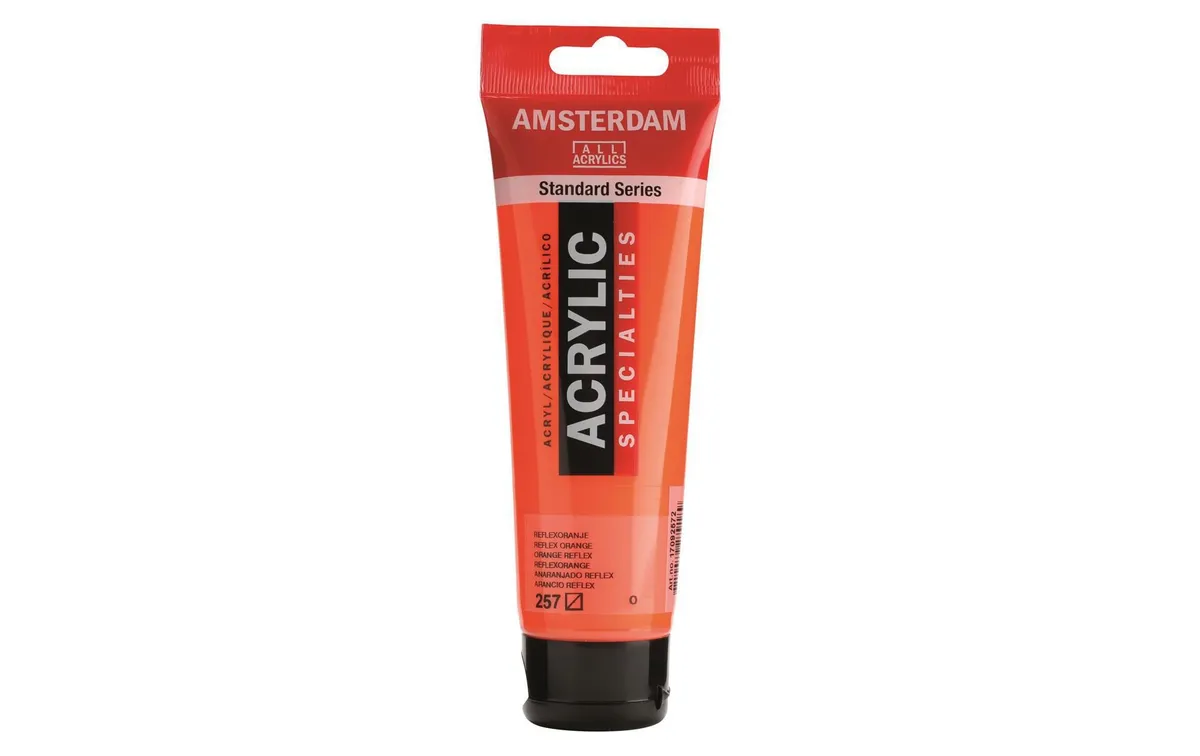 Amsterdam Acrylfarbe Standard 257 Reflexorange Halbtransp, 120 ml Amsterdam Acrylfarbe Standard 257 Reflexorange Halbtransp, 120 ml