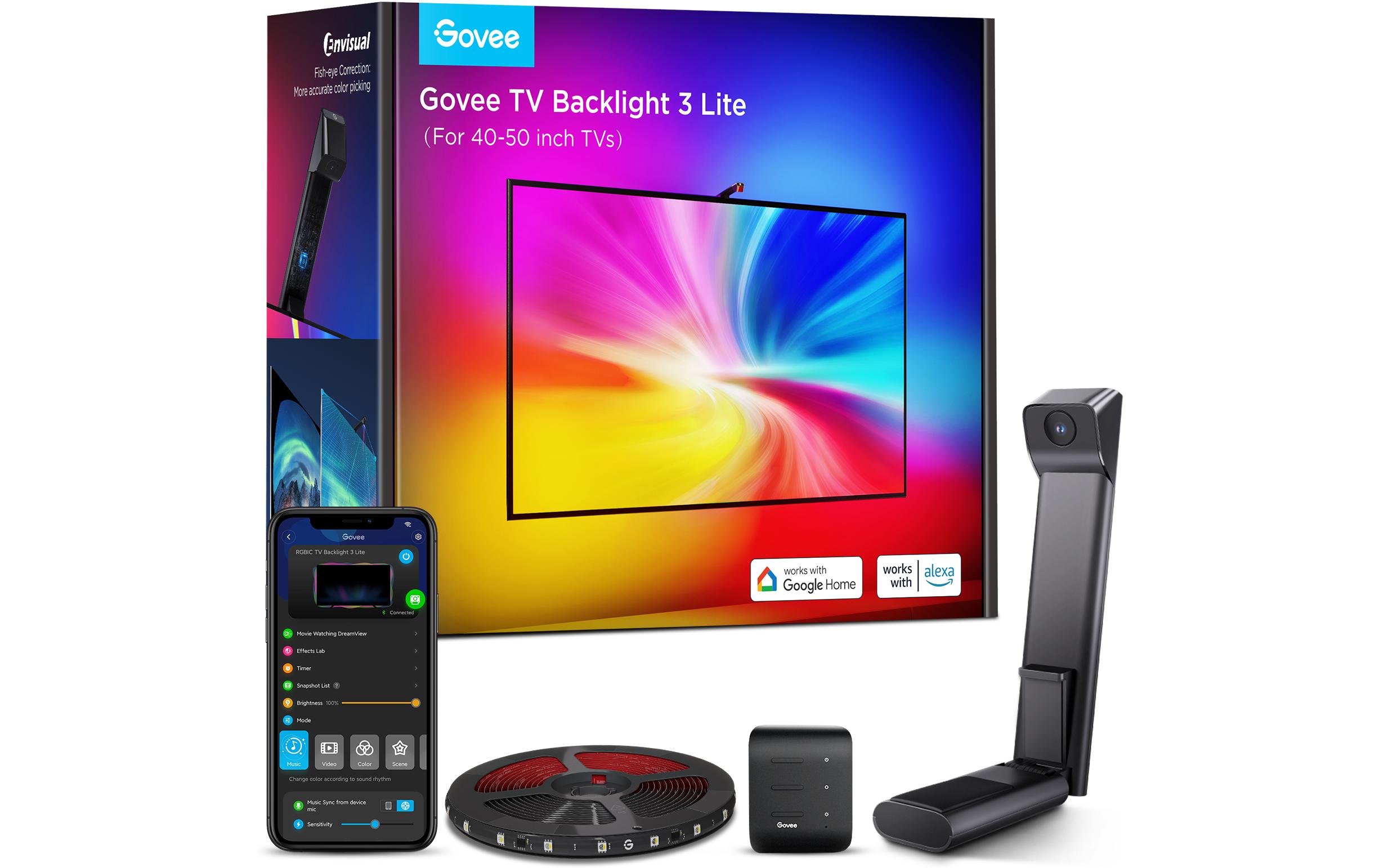 Govee Envisual TV Backlight T3, 40-50, WiFi, BT, RGBICW