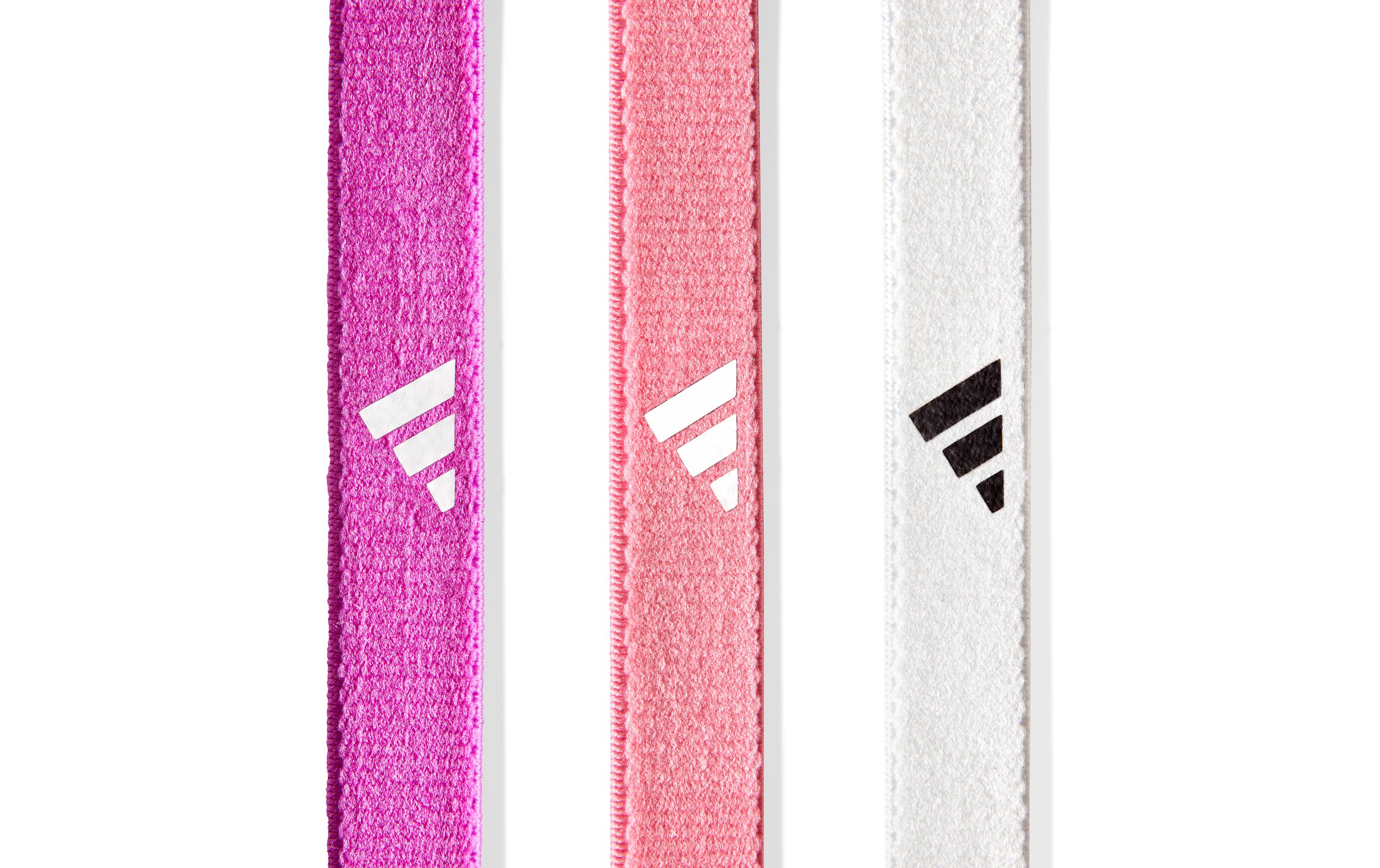 adidas Hairbands Lila/Pink/Weiss