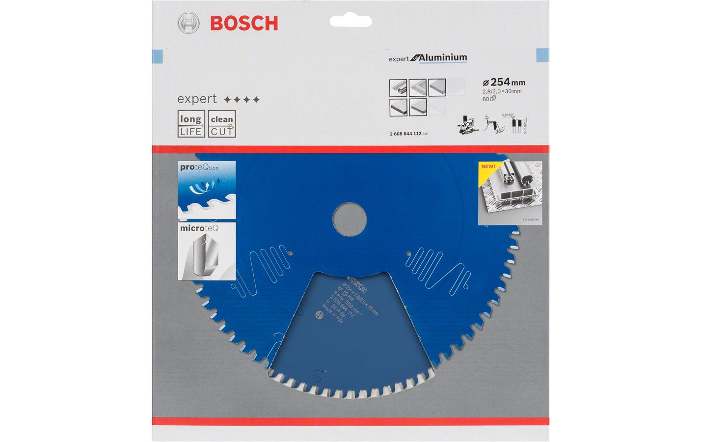 Bosch Professional Kreissägeblatt Expert for Aluminium Ø 254