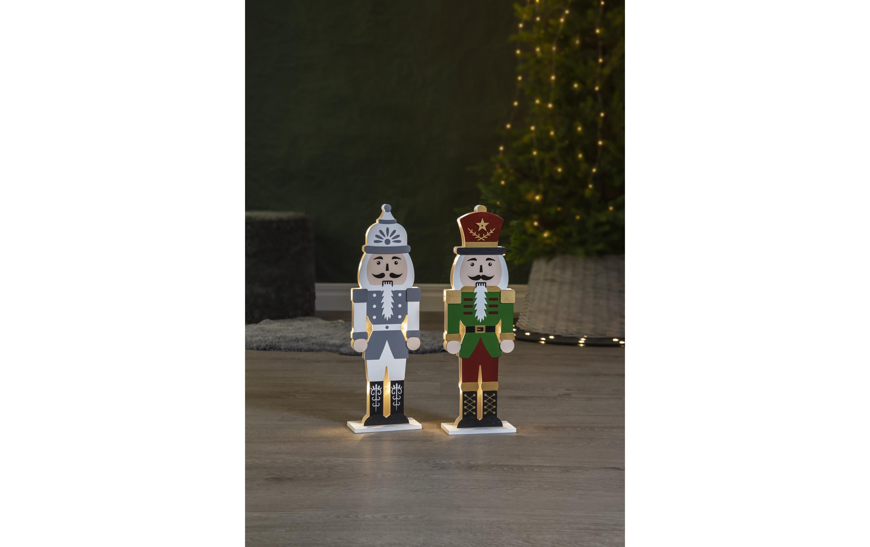 Star Trading LED-Figur Nussknacker, 52 cm, Grün