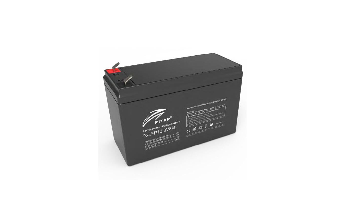 Ritar Batterie LiFePO4 12.8 V 8Ah