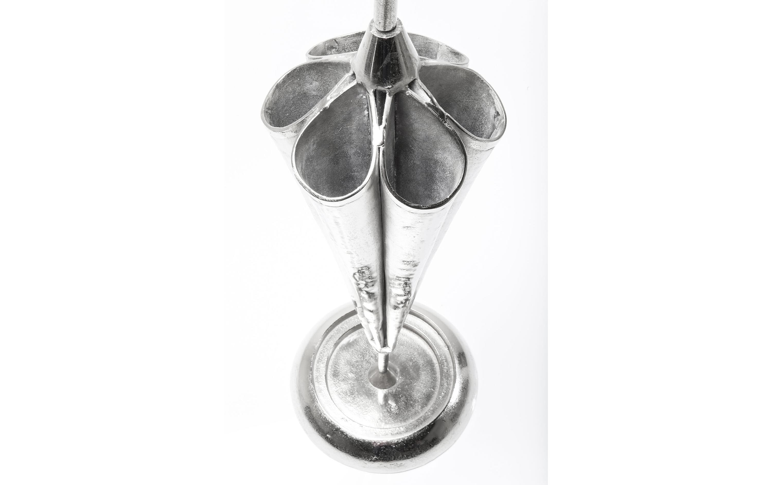 Kare Schirmständer Umbrella 100 cm, Silber