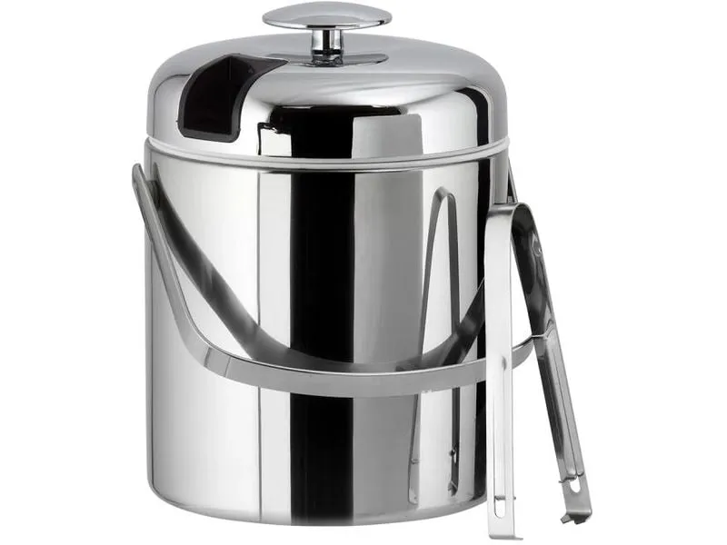 APS Eiswürfelbehälter POLAR 14 x 22 cm, 1.3 Liter, Silber