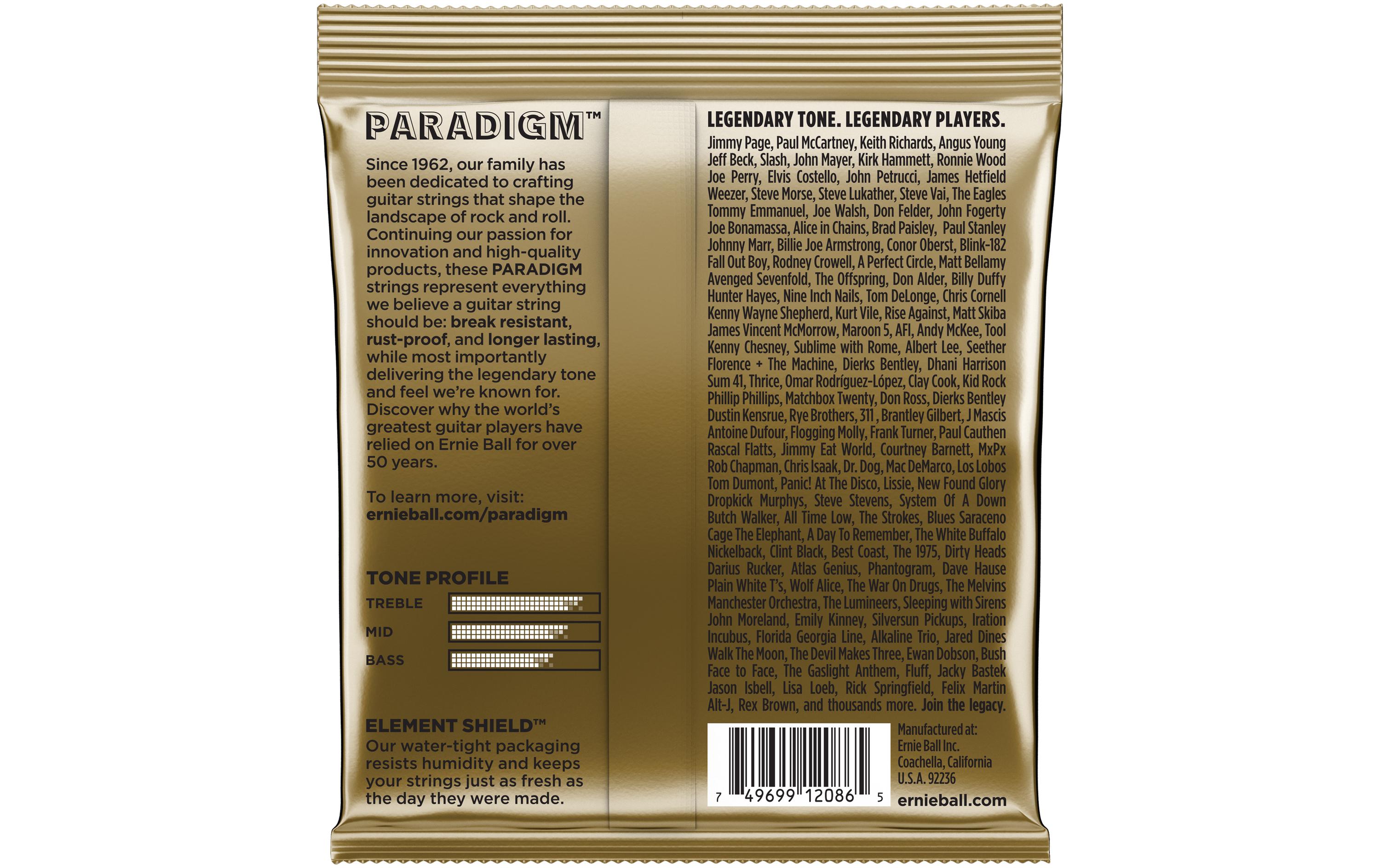 Ernie Ball Gitarrensaiten 2086 Para Bronze 80/20 – Medium Light 12-54