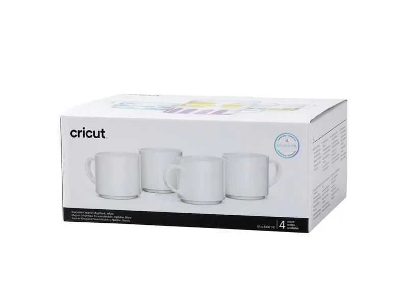 Cricut Tasse Infusible Ink / Mug Press stapelbar 4 Stück Cricut Tasse Infusible Ink / Mug Press stapelbar 4 Stück