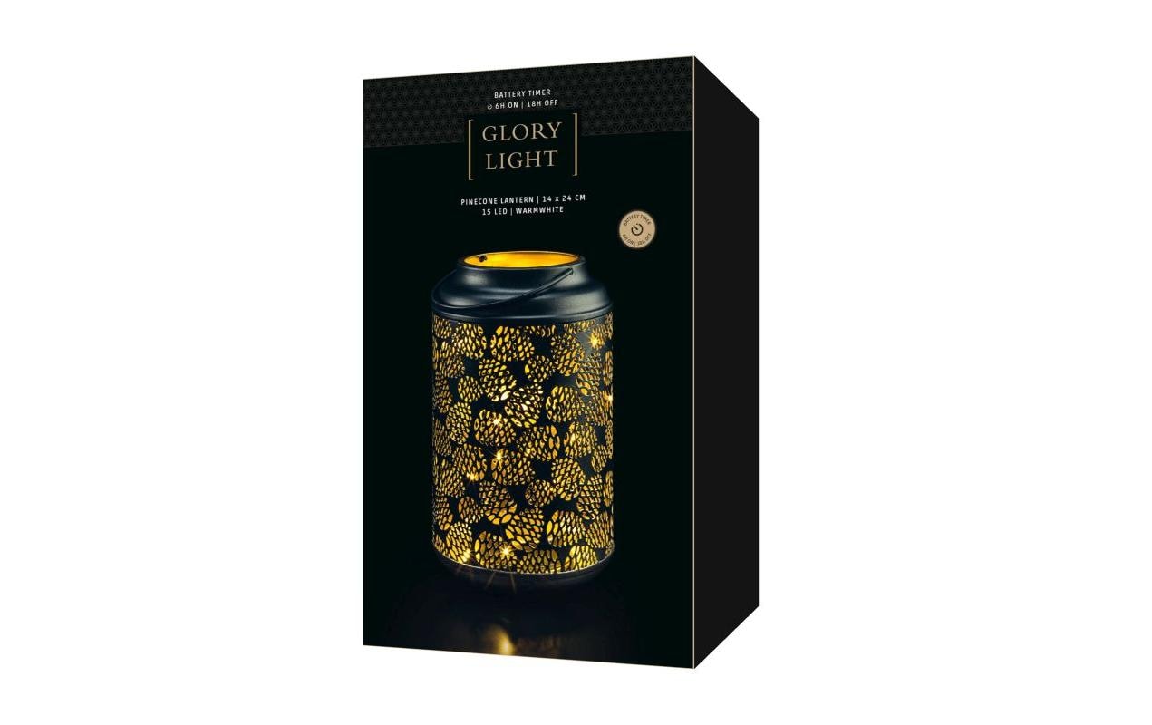 STT Laterne Pinecone, Warmweiss STT Laterne Pinecone, Warmweiss