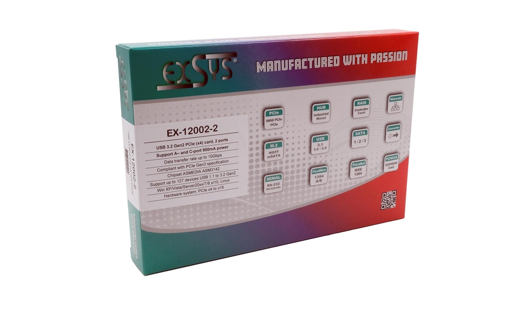 Exsys PCI-Express-Karte EX-12002-2