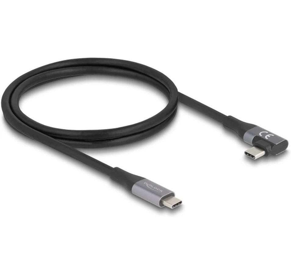 Delock USB4-Kabel 40 Gbps PD 3.1 240 W USB C - USB 1 m