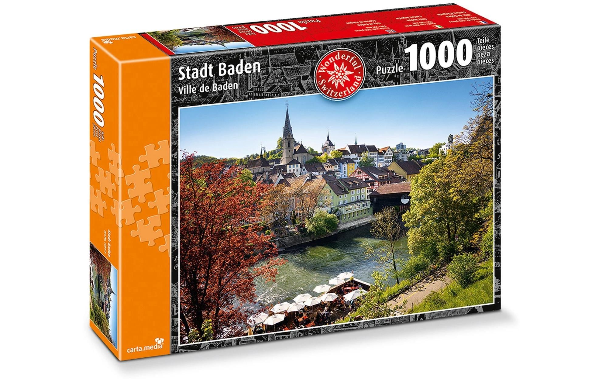 Carta.Media Puzzle Stadt Baden 1000 Teile