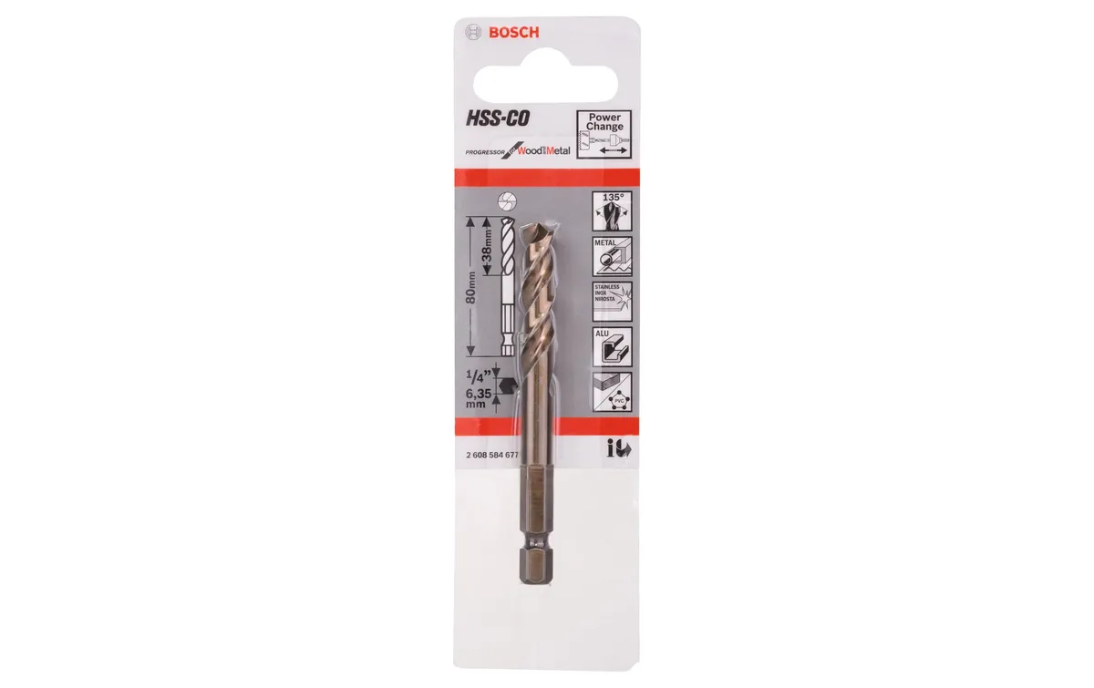 Bosch Professional Zentrierbohrer HSS-Co 80 mm Bosch Professional Zentrierbohrer HSS-Co 80 mm
