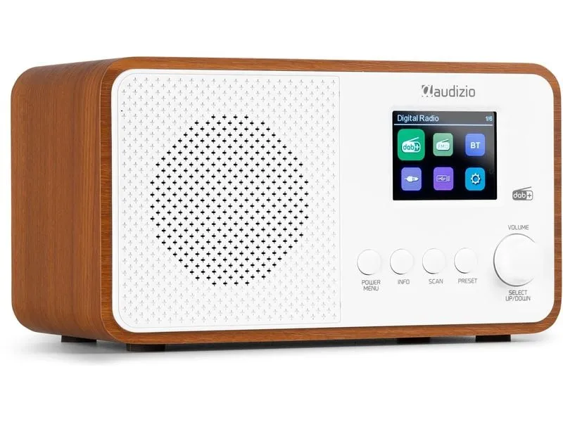Audizio DAB+ Radio Avio Weiss