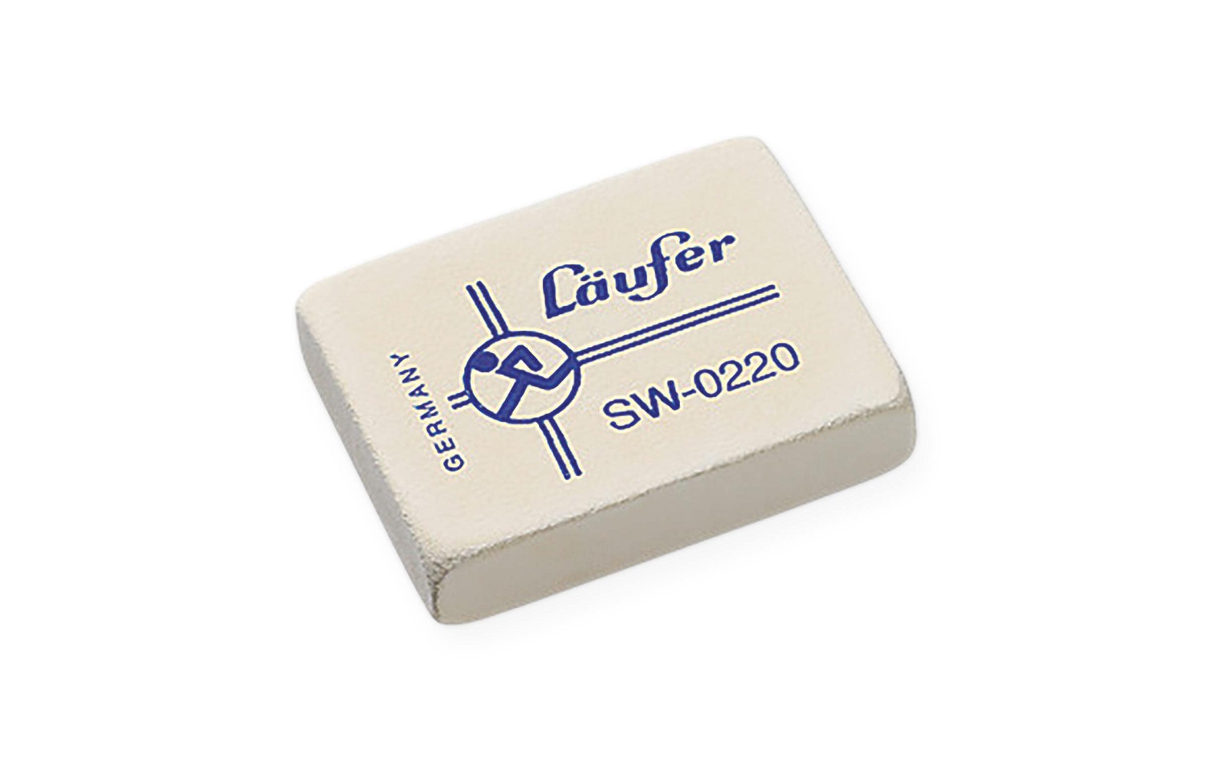 Läufer Radiergummi SW-0220 48 x 36 x 10 mm, Weiss