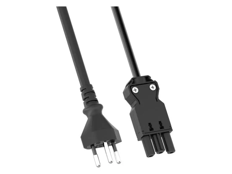 Bachmann Netzkabel Typ 12 / GST18i3, 1.5 m, Schwarz