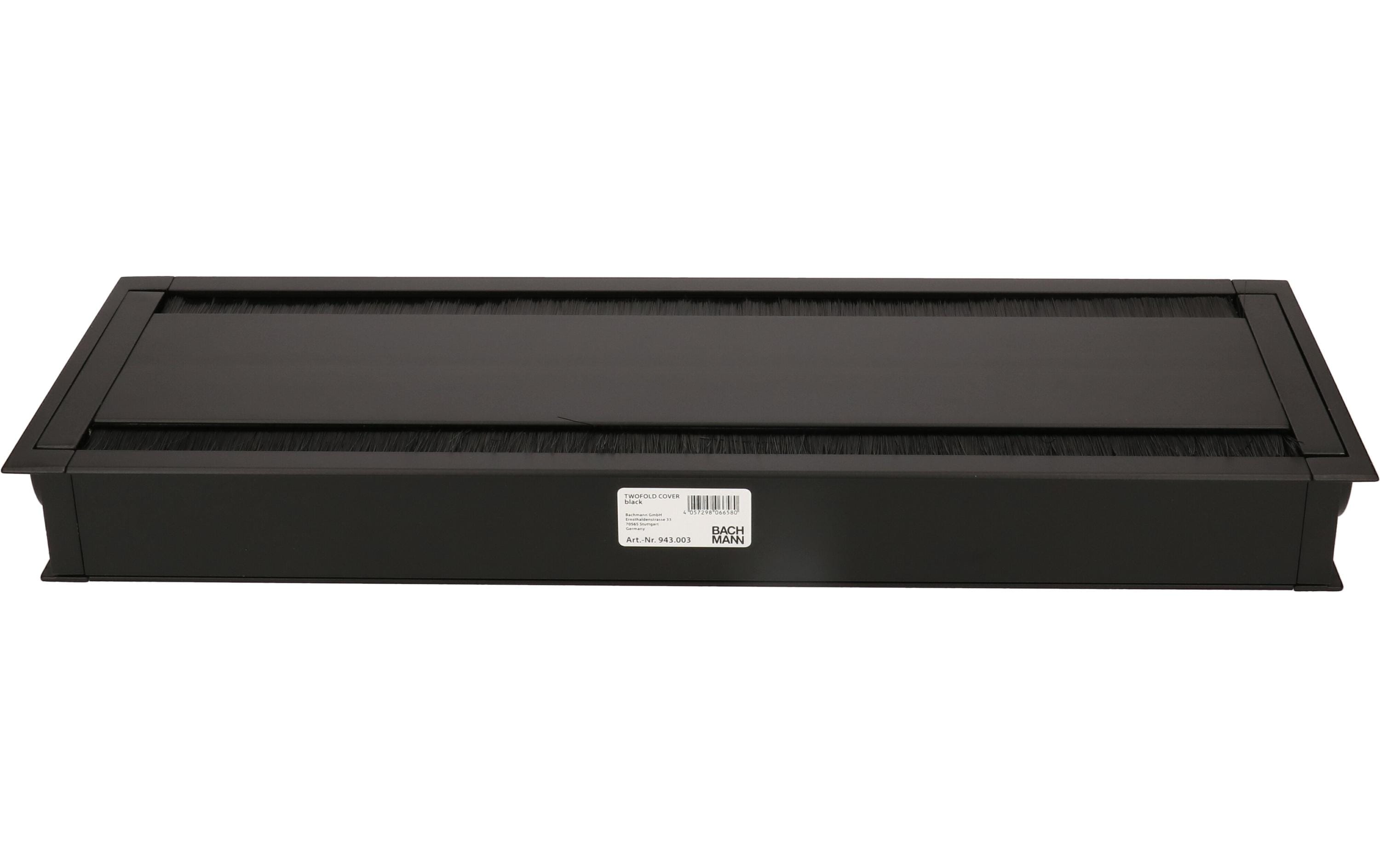 Bachmann Einbaurahmen TWOFOLD Cover Schwarz