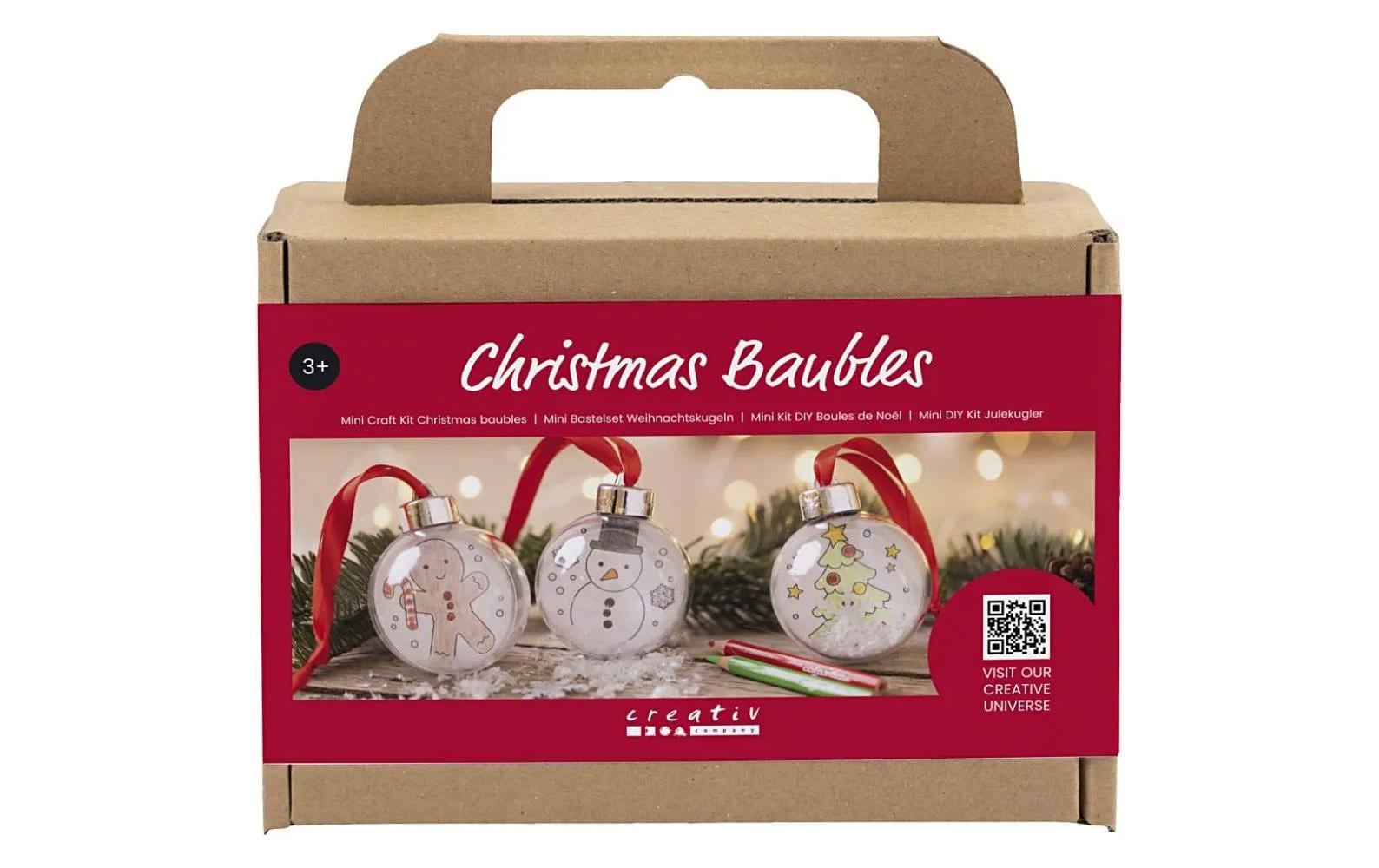 Creativ Company Bastelset Weihnachtskugeln Zeichnen