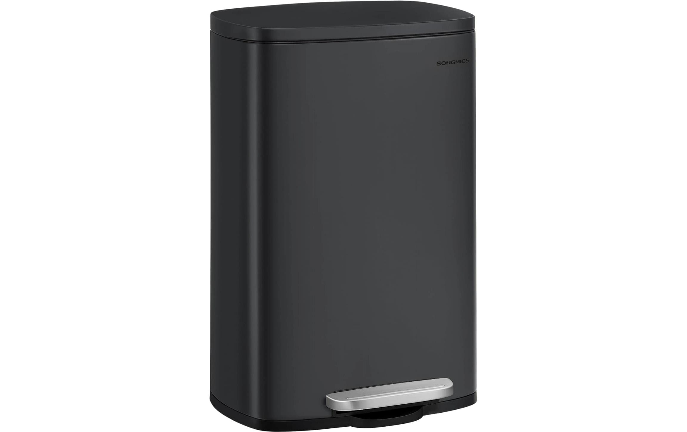 Songmics Abfalleimer 50 l, Schwarz