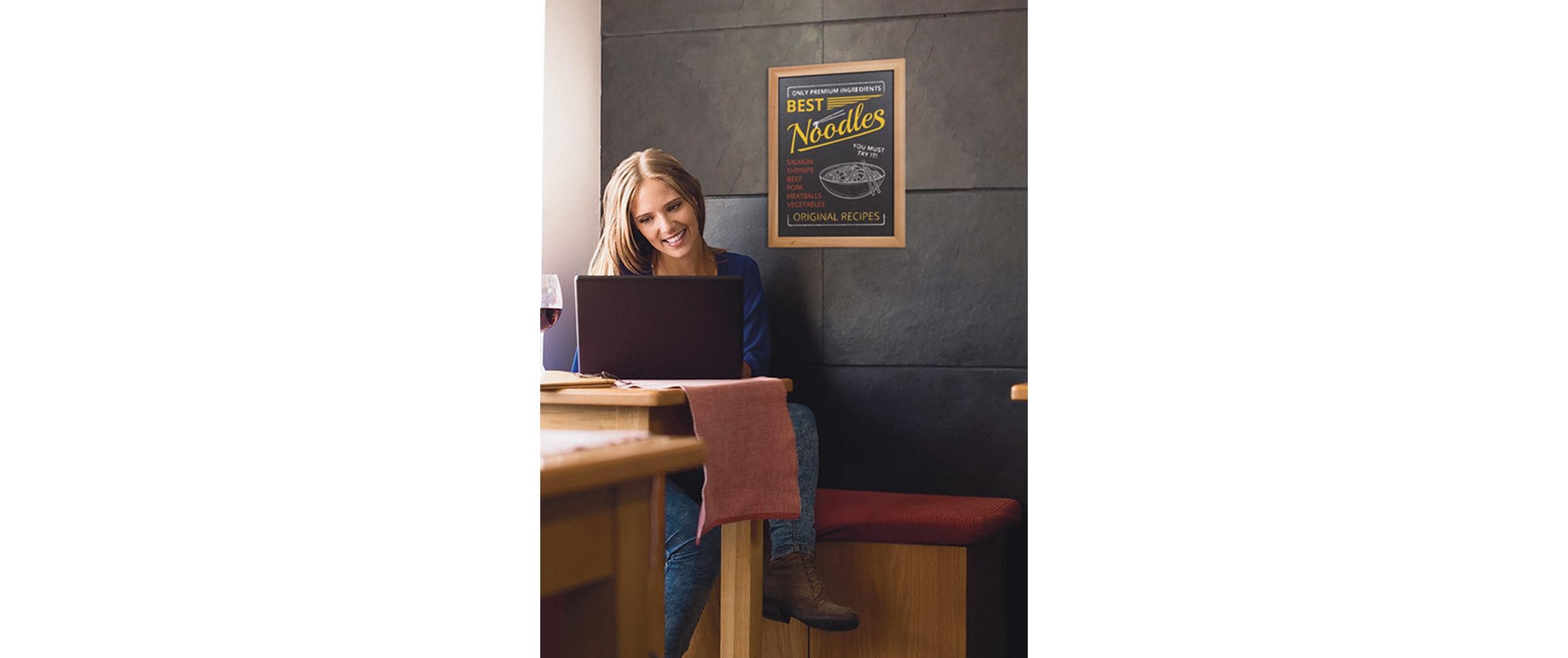 Securit Kreidetafel Woody 30 x 40 cm 3-teilig