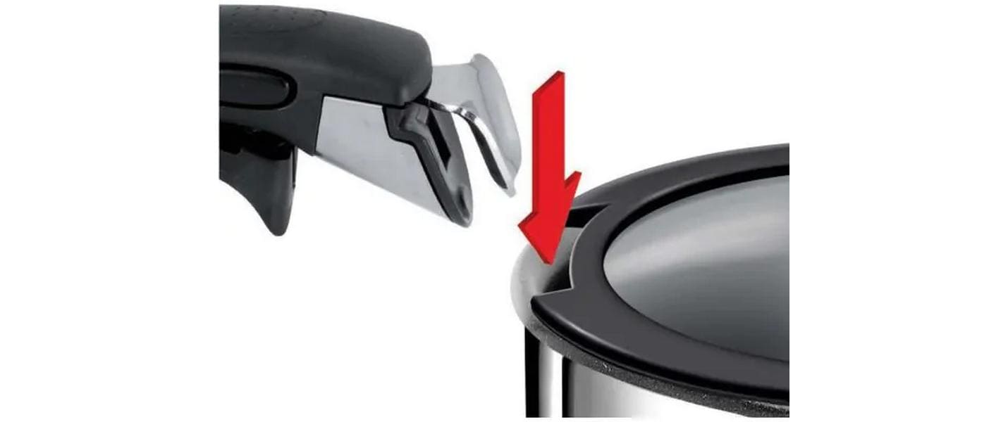 Tefal Glasdeckel-Set Ingenio 3-teilig 16 cm/18 cm/20 cm