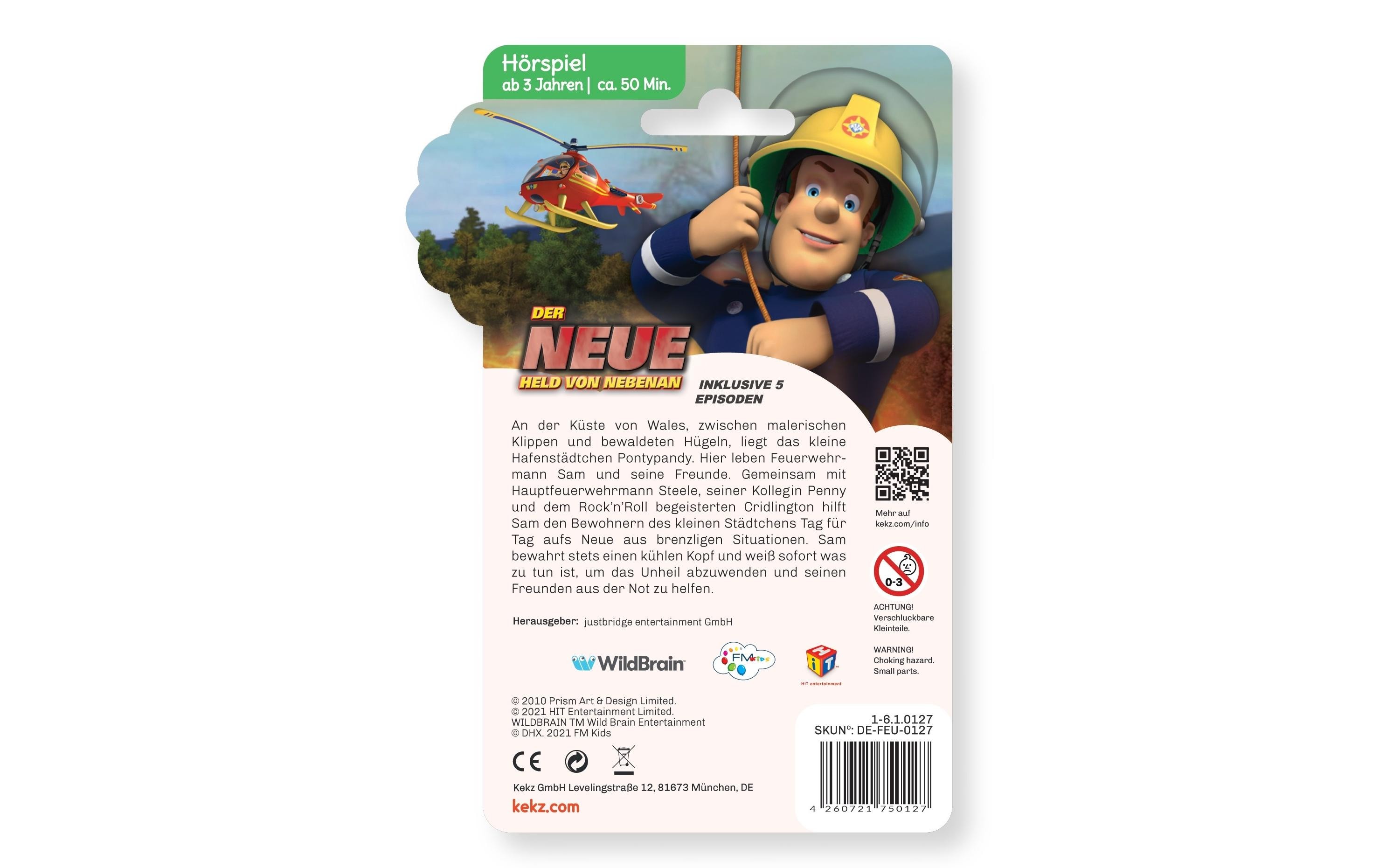 Kekz Audiochip Feuerwehrmann Sam: Der neue Held von nebenan