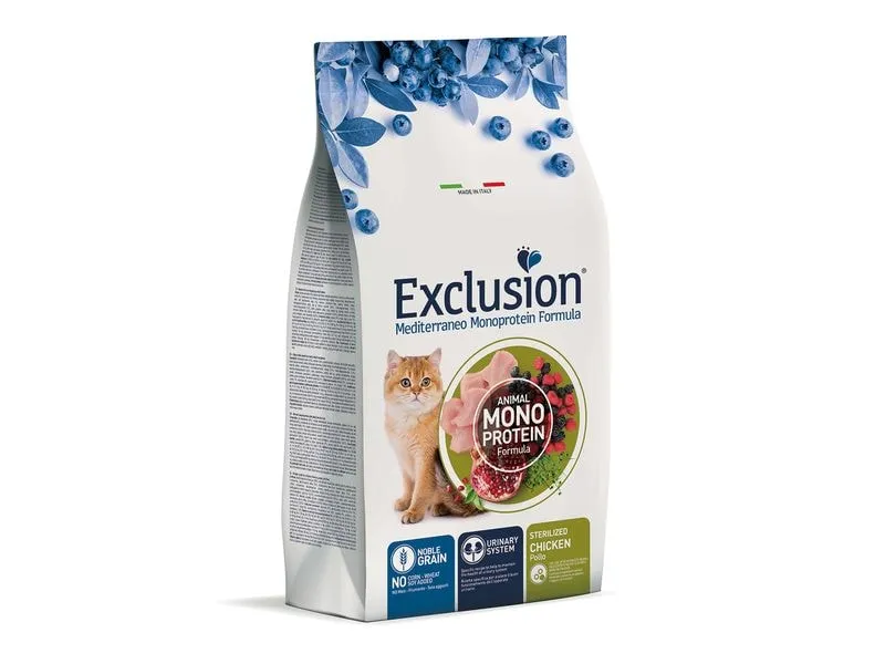 Exclusion Trockenfutter Sterilized Chicken, 1.5 kg Exclusion Trockenfutter Sterilized Chicken, 1.5 kg