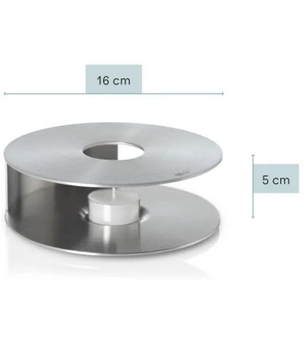 AdHoc Warmhalteplatte Limbo Edelstahl Silber 16 cm AdHoc Warmhalteplatte Limbo Edelstahl Silber 16 cm