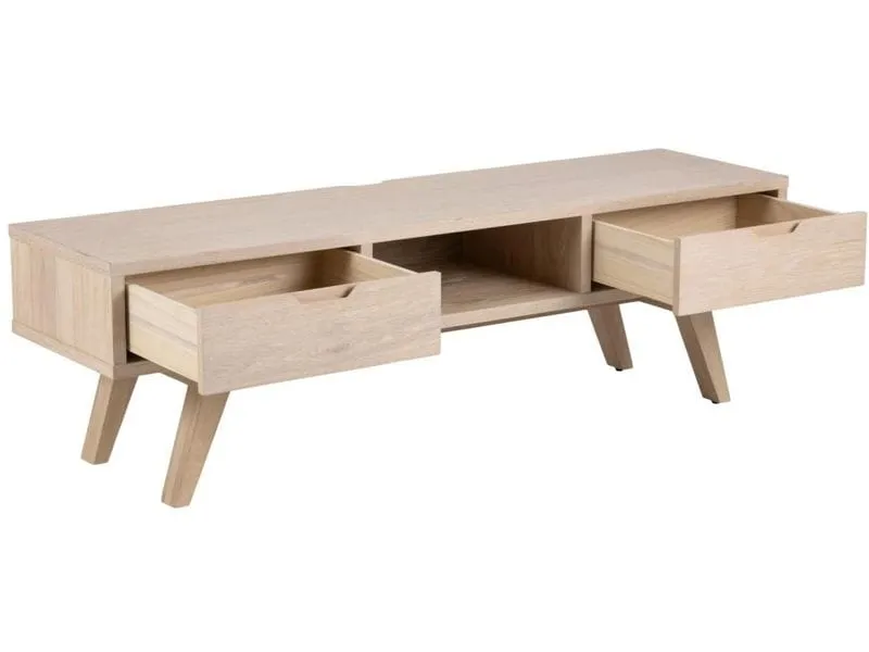 AC Design TV-Möbel A-Line Eiche 150 cm Weiss