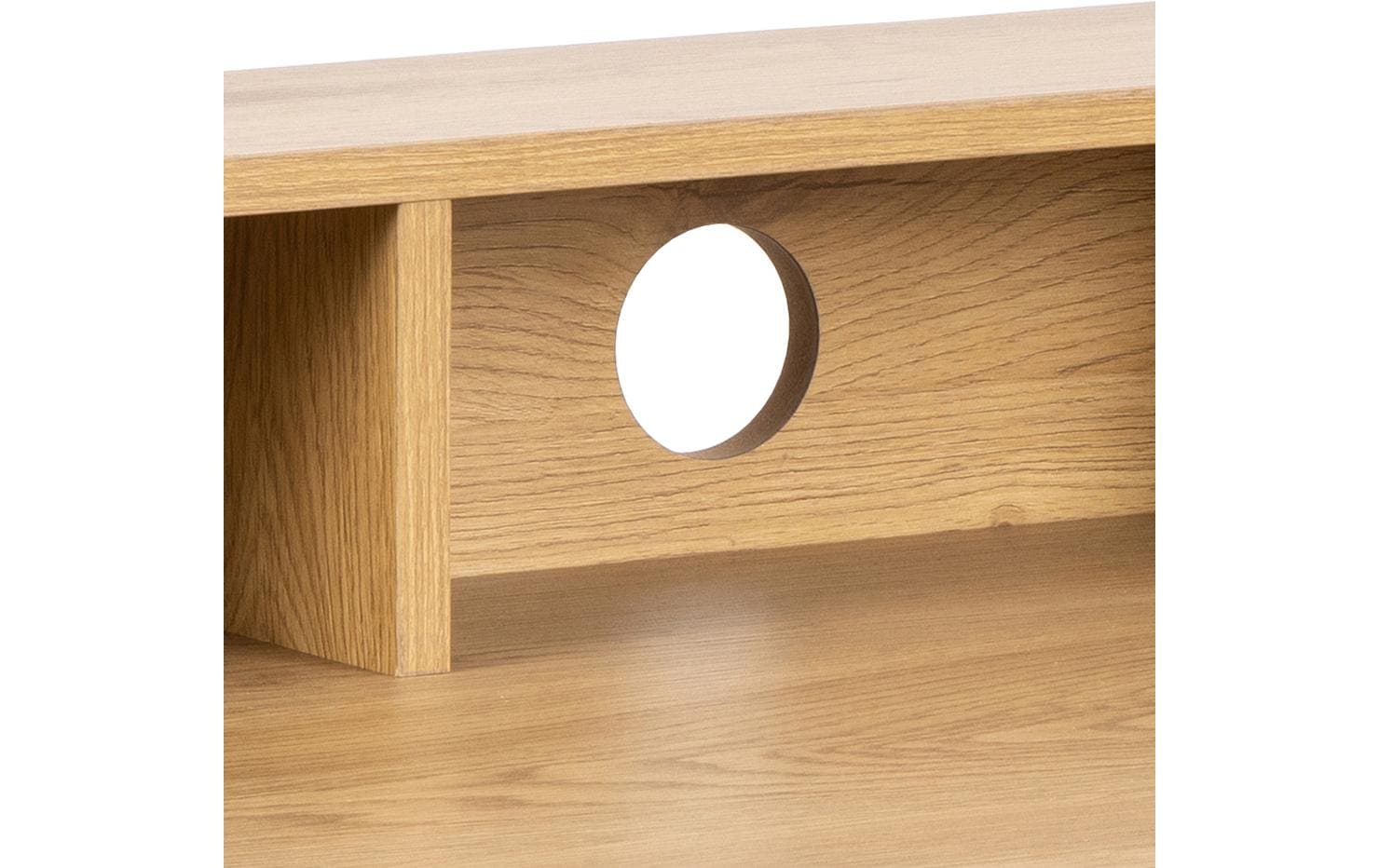 AC Design Tisch Reece, Wildeiche / Schwarz