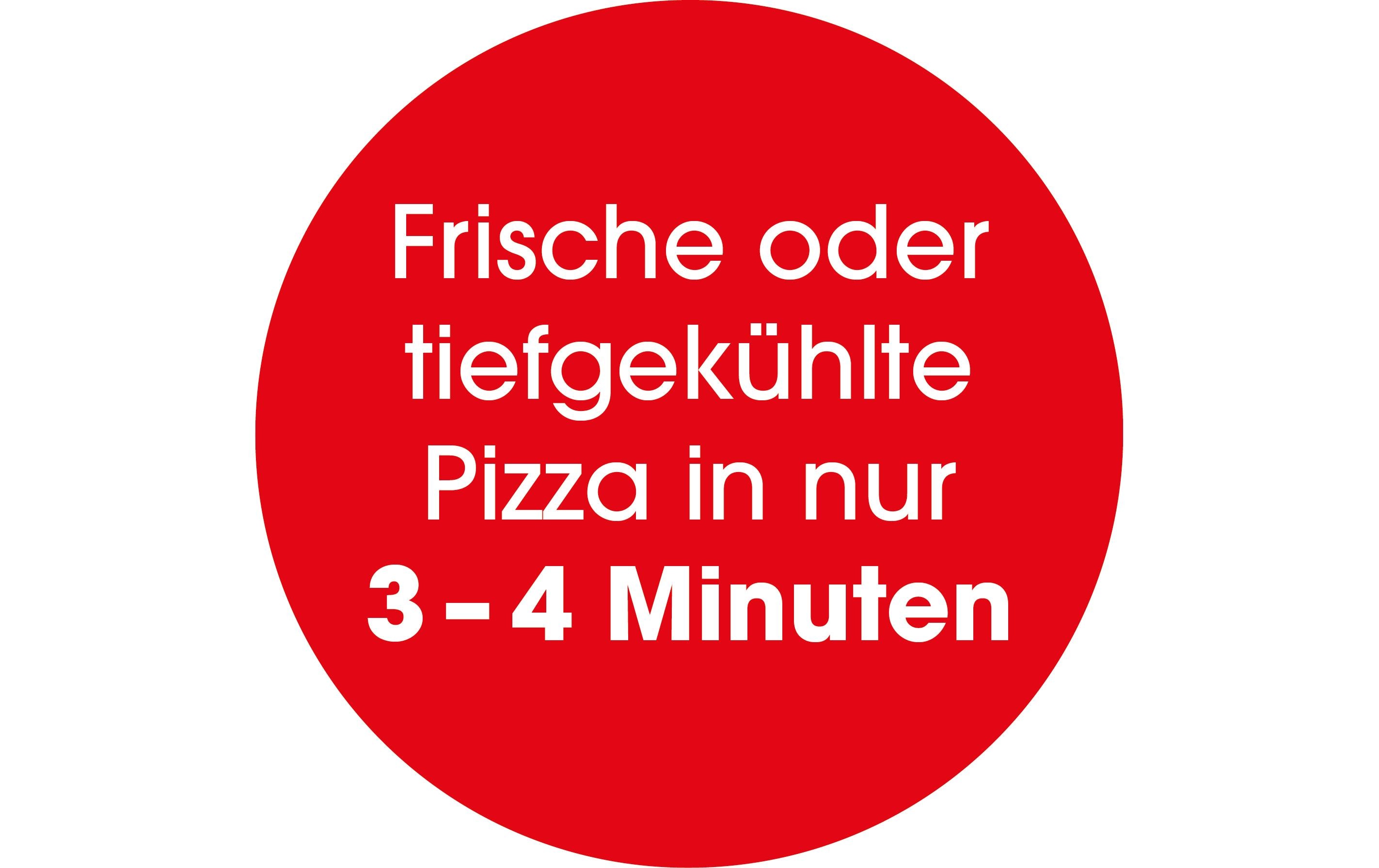 GOURMETmaxx Pizzaofen Ø 30 cm, Schwarz