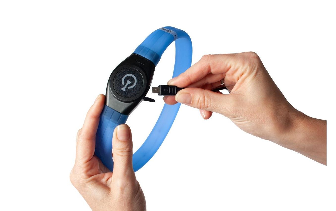 Karlie Leuchtring Visio Light LED Langhaar, gelb