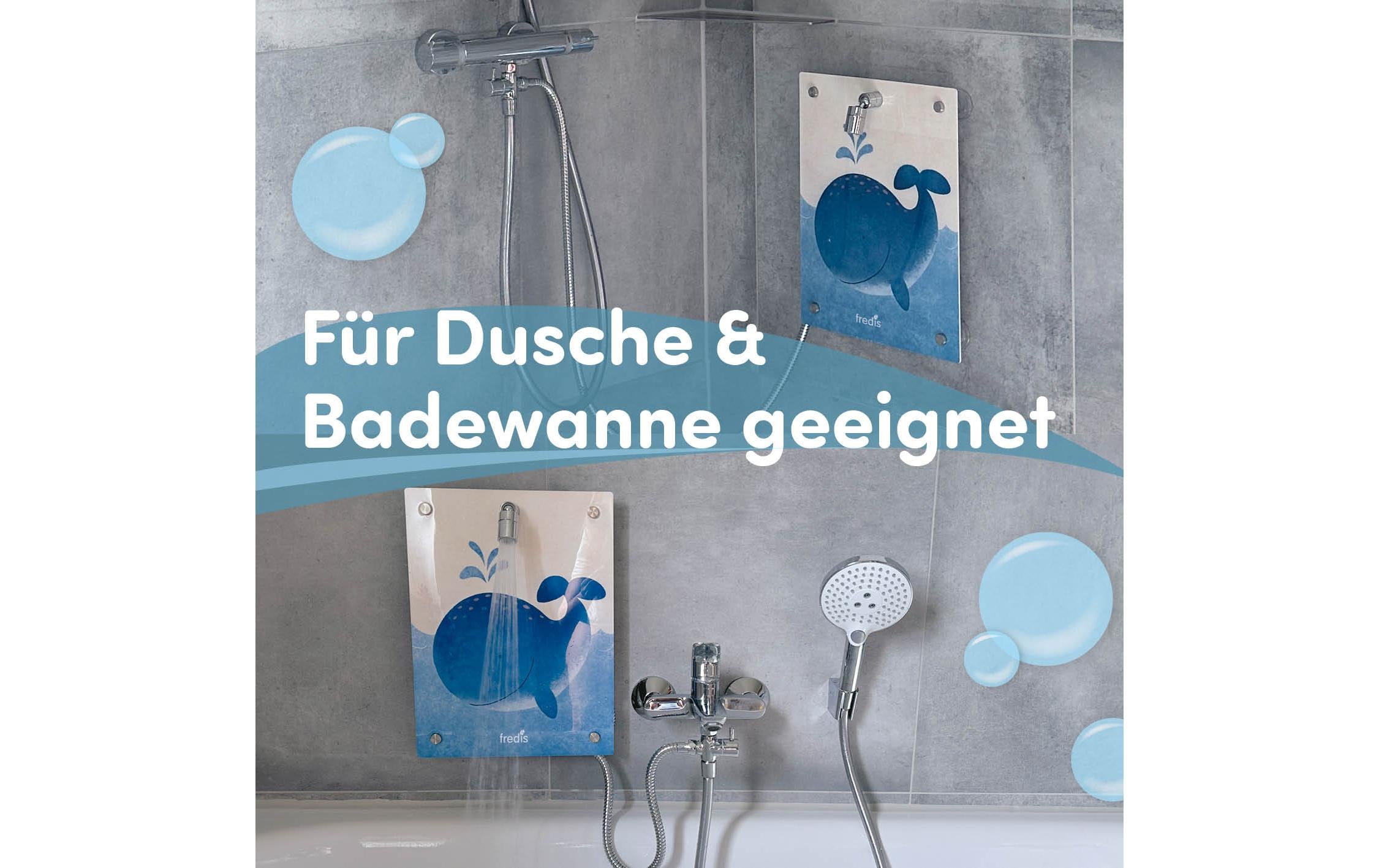 Fredis Kinderdusche Wal 40 x 30 cm