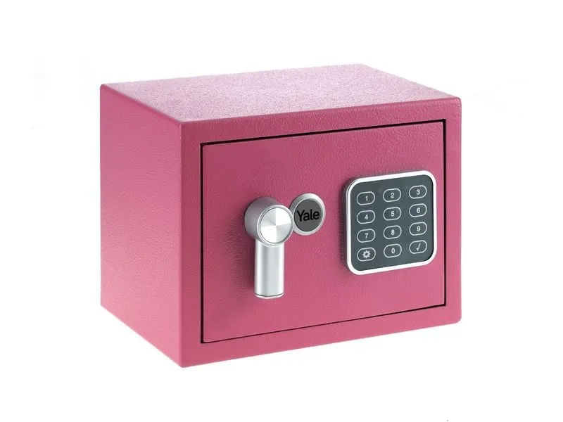 Yale Möbeltresor Value Safe Mini XS, 3.8 l, Pink Yale Möbeltresor Value Safe Mini XS, 3.8 l, Pink