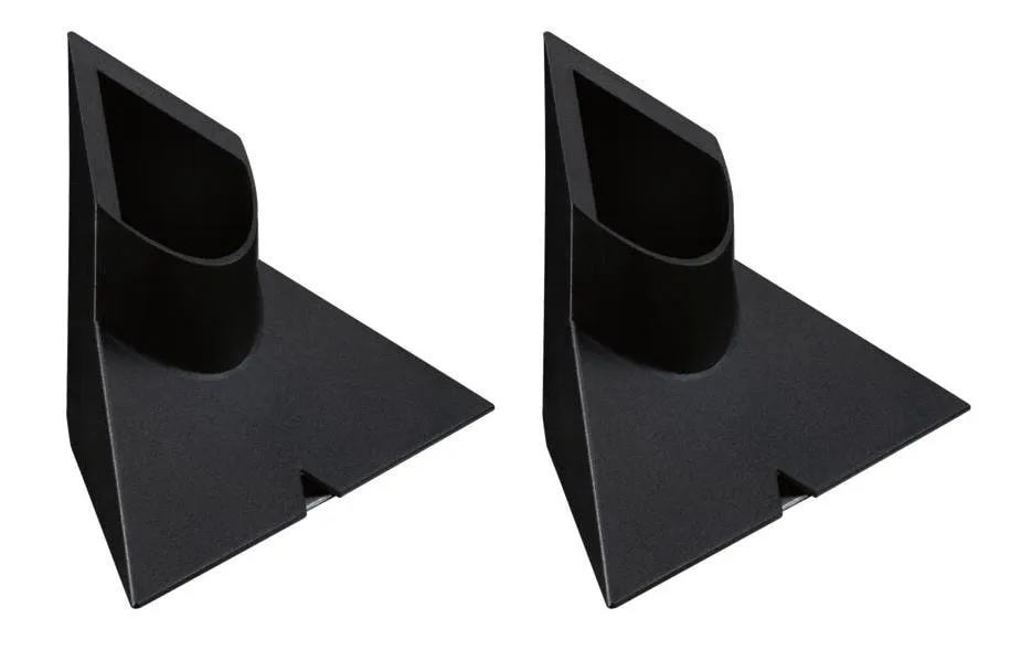 Paulmann EntertainLED Standfuss, 132 x 67 mm, Schwarz, 2 Stück