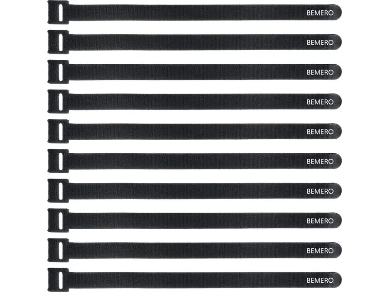 Bemero Kabelklett 30015BK-MP 10 Stück, Schwarz Bemero Kabelklett 30015BK-MP 10 Stück, Schwarz