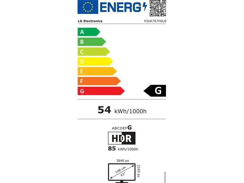 LG Hotel-TV 43UK767H 43