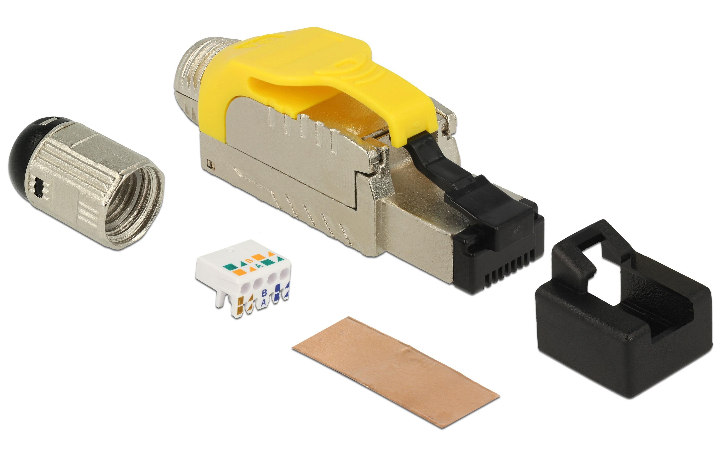 Delock Stecker RJ45 Cat. 6A Feldkonfektion, 1 Stück Delock Stecker RJ45 Cat. 6A Feldkonfektion, 1 Stück