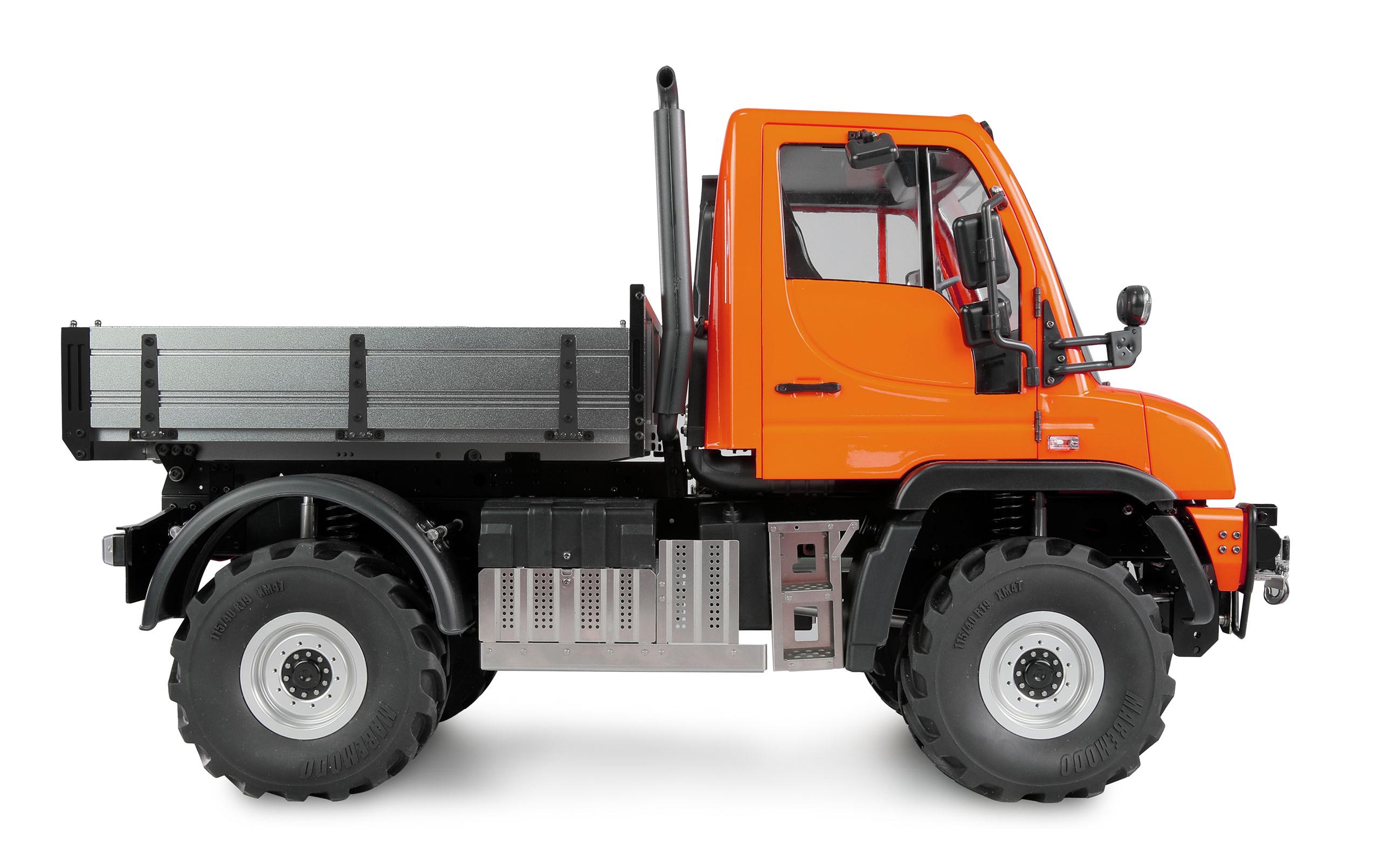 Amewi Mercedes-Benz Unimog Geräteträger 4WD Orange 1:10, ARTR