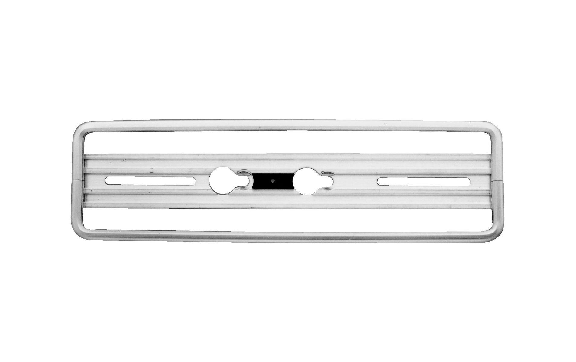 Quick-fix Kennzeichenhalter Silber, 30 × 8 cm Quick-fix Kennzeichenhalter Silber, 30 × 8 cm