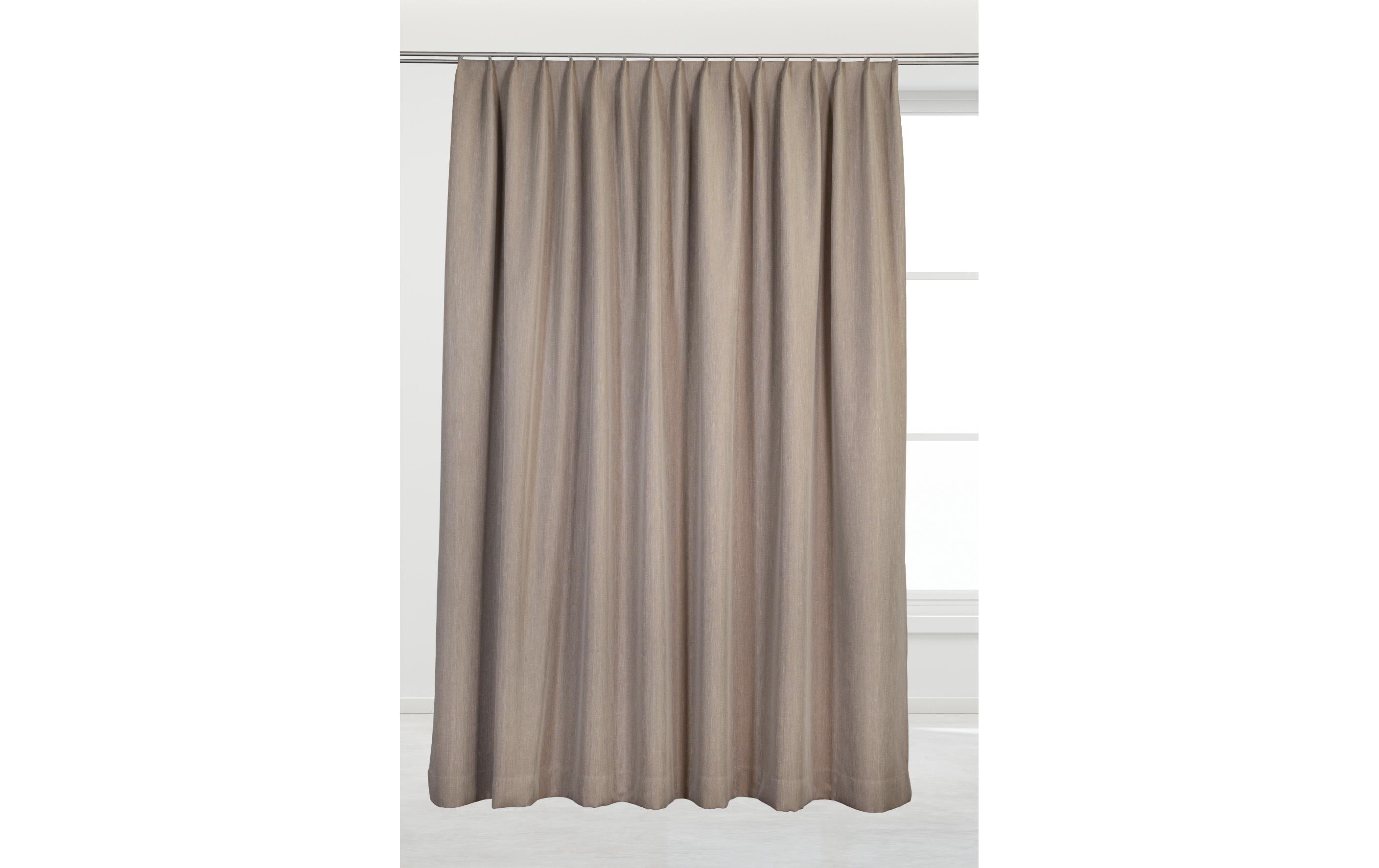 Casa Leon Verdunklungsvorhang mit Faltenband 140 cm x 245 cm